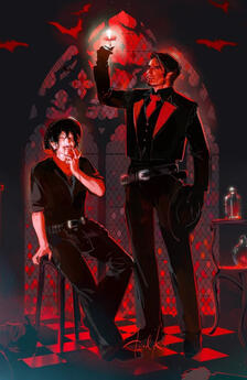 Jesús Voltaire &amp; The Vampire by Triedkiss